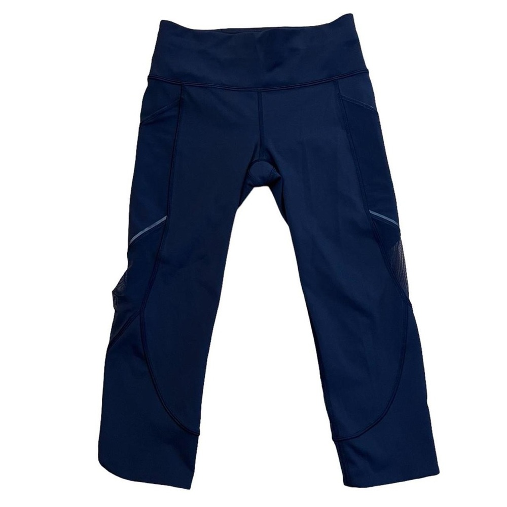 lululemon high waisted capris mesh leggings